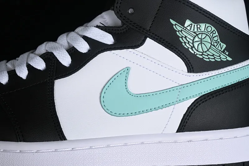All categories Air Jordan Jordan series basketball shoes Air Jordan 1 Mid Air Jordan 1 Mid AJ1 Joe 1 white black green Chinese culture and leisure sneakers DQ8426-103